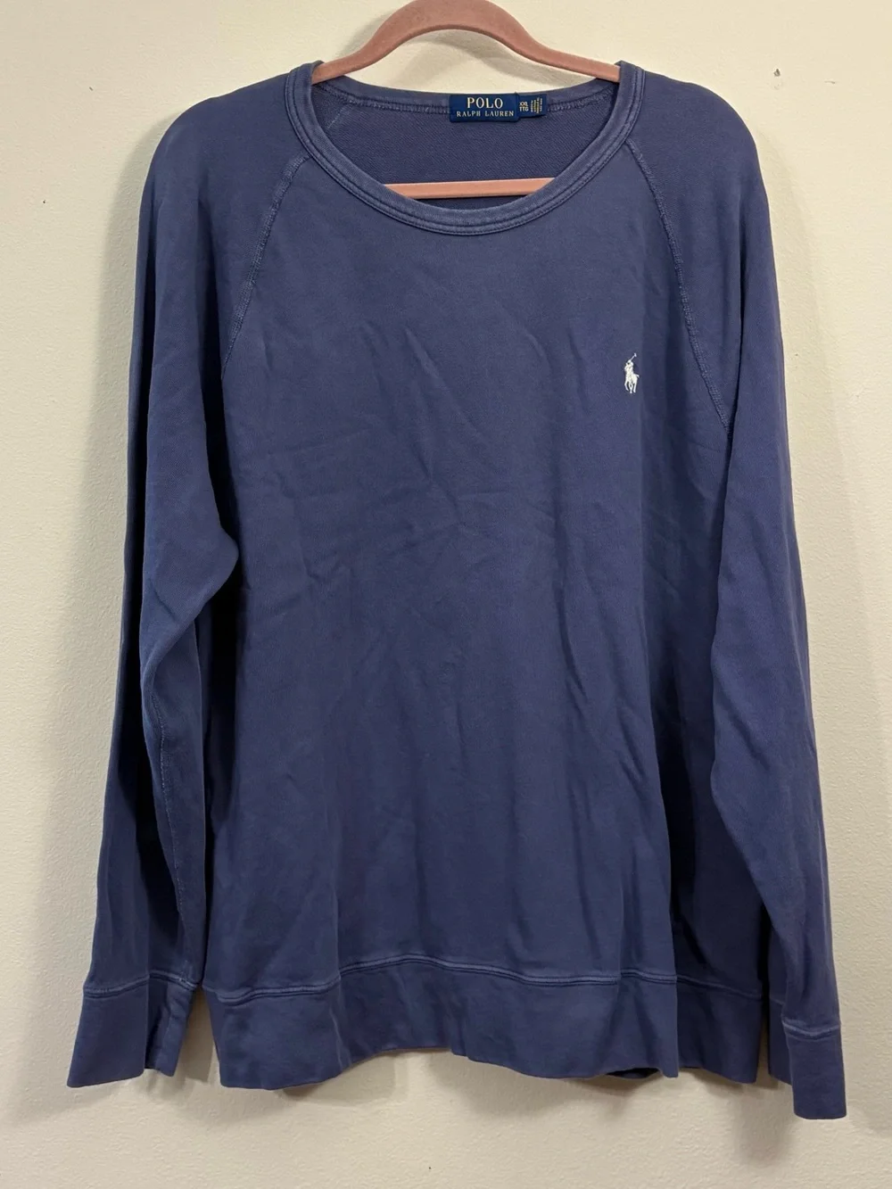 Polo Ralph Lauren Slate Blue Crewneck Sweatshirt men’s XXL